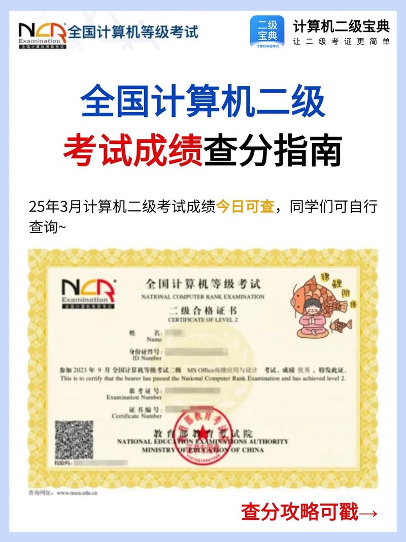 超全计算机等级考试成绩查分指南.参加25年3月计算机